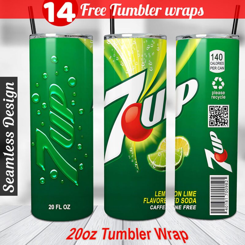 Seven Up Tumbler Wrap