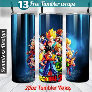 Dragon Ball z tumbler wrap