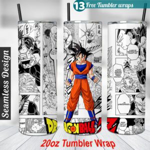 Dragon Ball z tumbler wrap