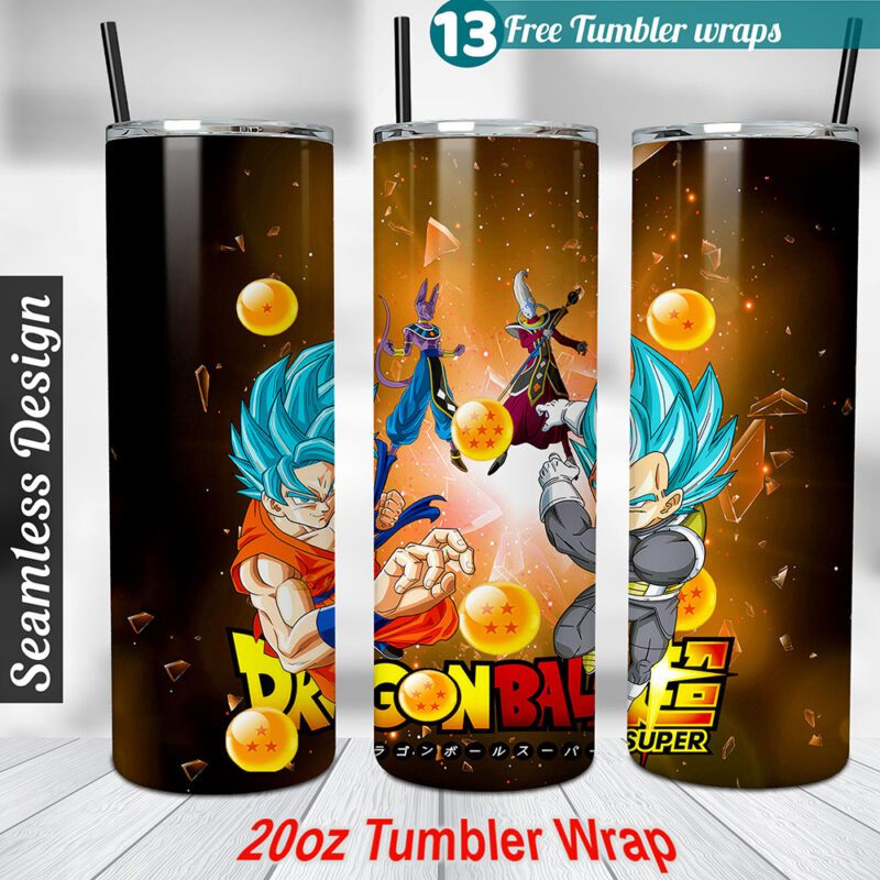 Dragon Ball z tumbler wrap