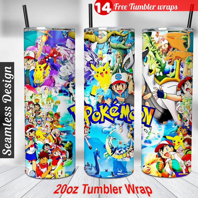 Pokemon tumbler wrap