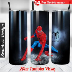 Spiderman tumbler wrap