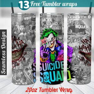 Joker tumbler wrap