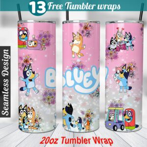 Bluey Tumbler wrap