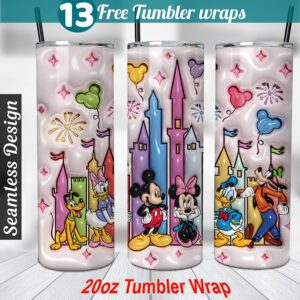 Mickey mouse tumbler wrap