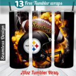 Steelers tumbler wrap