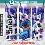 Stitch tumbler wrap