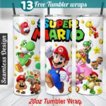 Super Mario Tumbler Wrap