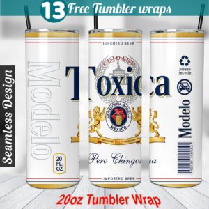 Toxica tumbler wrap