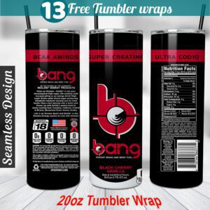 Bang tumbler wrap