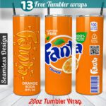 Fanta tumbler wrap