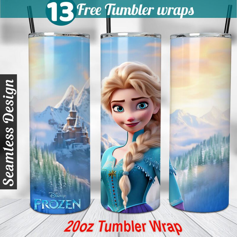 Princess Tumbler Wrap