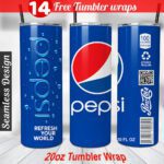 Pepsi tumbler wrap