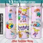 Rugrats tumbler wrap