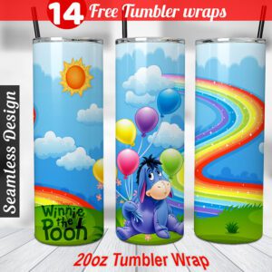 eeyore tumbler wrap