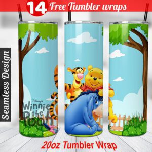 eeyore tumbler wrap