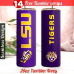 lsu tumbler wrap