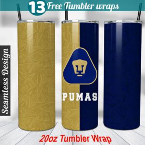 pumas tumbler wrap