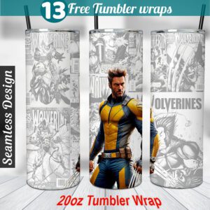 wolverine tumbler wrap