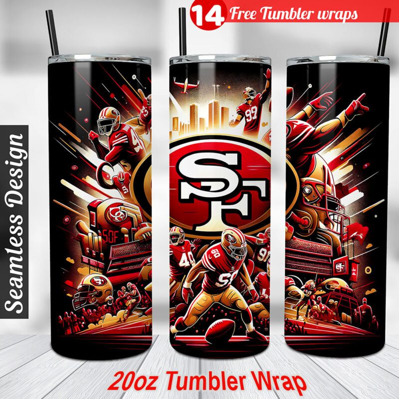 49ers tumbler wrap