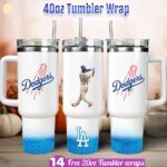 Dodgers tumbler wrap