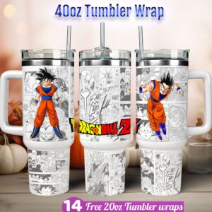 Dragon Ball z tumbler wrap