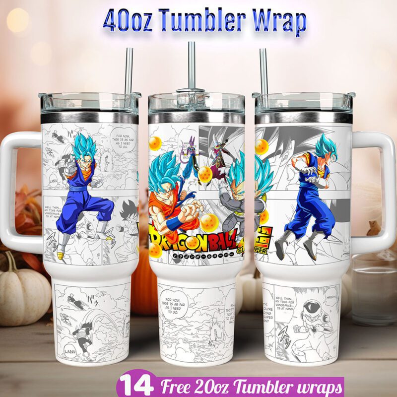 Dragon Ball z tumbler wrap