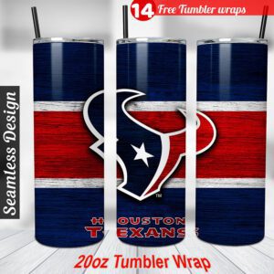 Houston Texans tumbler wrap