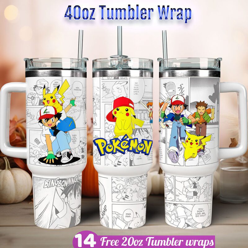 Pokemon tumbler wrap