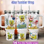 Spongebob tumbler wrap