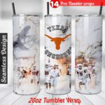 Texas Longhorns tumbler wrap