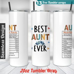 Aunt tumbler wrap