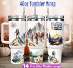 Hiking tumbler wrap