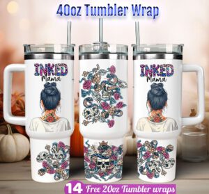 ink mama tumbler wrap