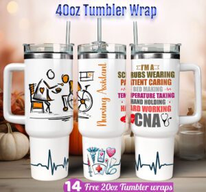 CNA tumbler wrap