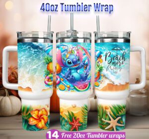 Stitch tumbler wrap