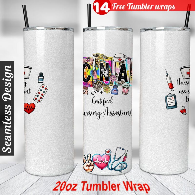 CNA tumbler wrap