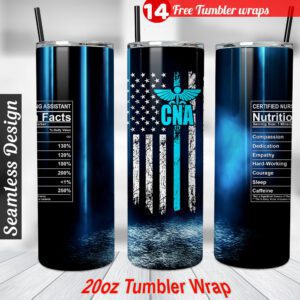 CNA tumbler wrap