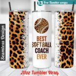 Softball Coach tumbler wrap