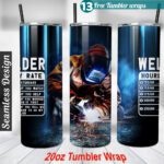 Welder tumbler wrap