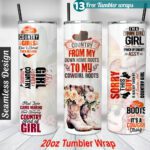 Country Girl tumbler wrap