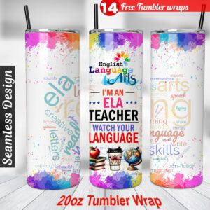 ELA Teacher tumbler