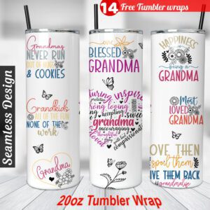 Grandma Tumbler wrap