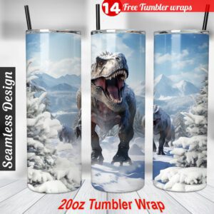 Dinosaur tumbler