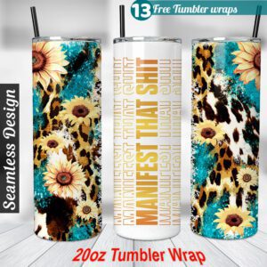 Sarcasm tumbler wrap