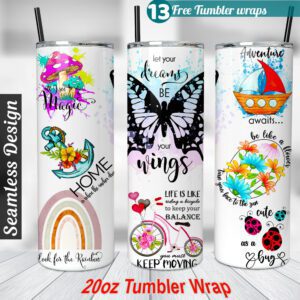 affirmation tumbler wrap