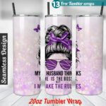 wife tumbler wrap