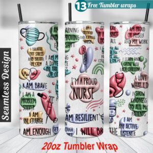 Nurse Affirmation tumbler