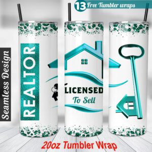 Realtor tumbler wrap